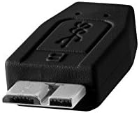 Tether Tools Tetherpro USB 3.0 לכבל מיקרו-B | להעברה מהירה וחיבור בין מצלמה למחשב | שחור לא רפלקטיבי | 15 מטר